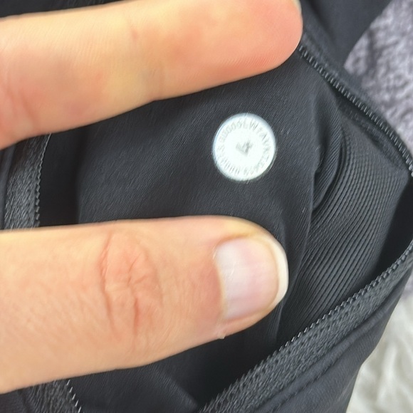 Lululemon Speed Up Short Long *4" Updated Fit Heather Lux Multi Black / Black - Picture 5 of 5